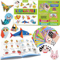 Origami Kit for Kids Ages 6-12 10 Year Olds, with Guiding Book, 152 Paper with 72 Patterns, DIY Art and Craft Projects Activity, Beginners Children's Day Gift Childs Boys Girls