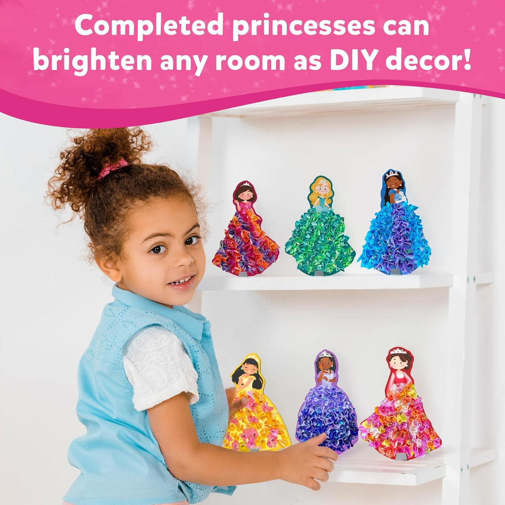 Skillmatics Poke-in Art - Magical Princesses, Mess-Free Fun for Kids, DIY Sewing Craft Kits, Creative Activity, Christmas Gifts for Girls & Boys Ages 4, 5, 6, 7, 8, 9